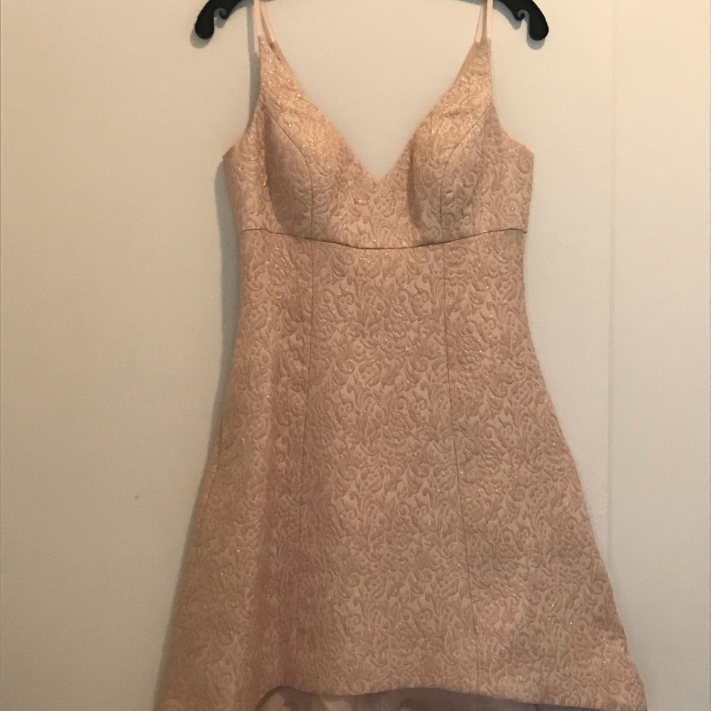 Pale pink Aidan Mattox cocktail dress